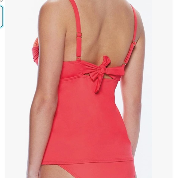 Coco Reef Womens Color Blocked Divine Power Underwire Tankini - Picture 2 of 9